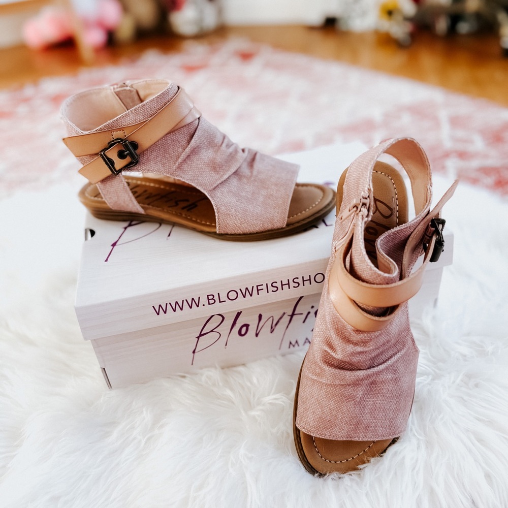 NEW Blowfish Malibu Shoes BALLA4EARTH • Blush Dyecut